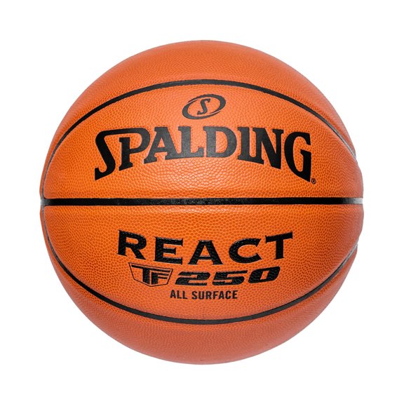 Spalding REACT TF-250 Ballon de Basketball Composite - Ballon de Basketball pour Jeu Toutes Surfaces
