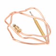 thumbnail image 1 of Gas Thermocouple Kit With 5 Nuts, Copper Material,  Solenoid Valve, Convenient Installation, Suitable For Gas Stove Fireplace, 1 of 8