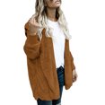 thumbnail image 3 of Innerwin Manteau à Capuche pour Femmes, Veste d'Hiver Chaude à Manches Longues, Marron m, 3 of 6