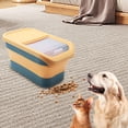 thumbnail image 3 of Qonioi Airtight Dog Food Storage Container, Large 12-15 Kg Capacity Foldable Food Bin With Wheels, Hinged Lid Pet Food Dispenser For Dry Kibble Rice Cereals Kitchen Pantry, 3 of 6