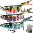 thumbnail image 1 of CHOK Boîte d'Attirails d'Équipement Leurres de Pêche pour Achigan Truite 302 Unités, 1 of 7