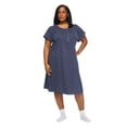 thumbnail image 1 of Iyla Women's Plus Scoop Neckline Gown, 1 of 5
