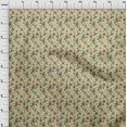 thumbnail image 4 of oneOone Cotton Poplin Pale Yellow Fabric Jacobean Floral Sewing Craft Projects Fabric Prints By Yard 56 Inch Wide, 4 of 4