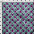 thumbnail image 4 of oneOone Tissu Polyester Lycra Rose Fuchsia Matériel de Robe Tropical Tissu Imprimé Tissu au Mètre 56 Pouces de Large, 4 of 5