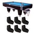 thumbnail image 3 of 6x Billiard Baskets Pool Table Pocket, Pool Table Corners Billiard Accessory, 3 of 8