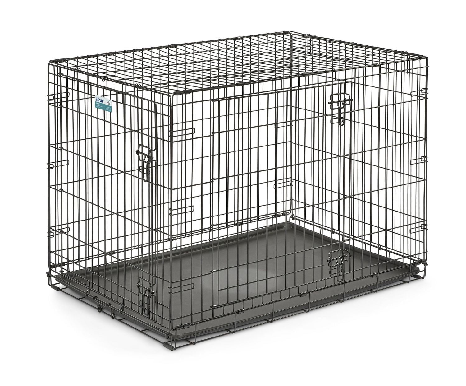 Midwest iCrate Caisse Pliante pour Chien à Double Porte avec Panneau de Séparation