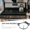 thumbnail image 3 of SKISUNO 1Pcs Gas Cooker Bracket Black Square High Duty for Gas Stove Accessories, 3 of 5