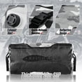 thumbnail image 3 of AFISHTOUR Motorcycle Waterproof Duffel Bag, 65L Motorcycle Dry Bag with Quick-fixed Straps for Travel, Kayaking, Camping (Grey), 3 of 9