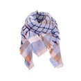 thumbnail image 2 of Dvkptbk Foulards pour Femmes Mode Hiver Femmes Foulard Colorée Décontractée Foulard à Franges Châle Vêtements en Liquidation, 2 of 5