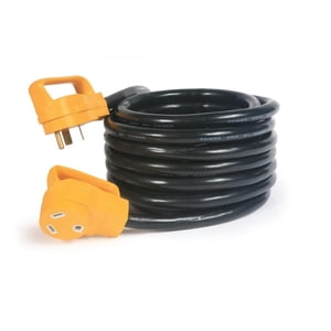 Camco’s Heavy-Duty RV Extension Cord with Power Grip Handles (30-Amp, 25-Foot, 10-Gauge)