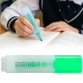 thumbnail image 1 of Highlighters with Firm Chisel Tip, No Bleed on Standard Paper, Highlighters for Underlining Journaling & Coloring, Green, 1 of 5