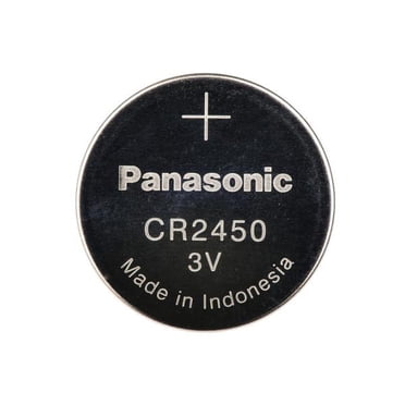 CR2450 Panasonic 3 Volt Lithium Coin Cell Battery