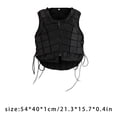 thumbnail image 3 of Wweixi Equestrian Vest Shock Absorption Lengthened Filler Good Elasticity Horse Riding Body Protector Waistcoat Movable Pads CL, 3 of 6