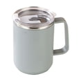 thumbnail image 3 of Tasse à Café de Voyage, Gobelet à Café Portable Réutilisable, Tasse Bouteille Isolée sous Vide, Tasse à Café Isolée avec Poignée et Couvercle, Tasse à Café Thermique sous Vide à Double Paroi en Acier Inoxydable, Tasse à Café de Voyage, 3 of 9