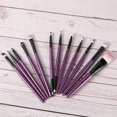 thumbnail image 1 of HEALEEP 12pcs cosmetics brush Wooden Handle for Professional Use Makeup Enthusiasts, 1 of 4