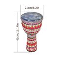 thumbnail image 2 of drum,African Hand Drum Portable Drum Percussion Inch Portable Drum Patterns Children Musical Drum Percussion With Children Musical Childre With Art Patterns Drums African Percussion With Art Rusuo, 2 of 6