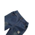thumbnail image 4 of goowrom Kids Boys Letter Print Long Sleeve Hooded Pullover+ Ripped Jeans, 4 of 6