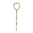 thumbnail image 2 of Diamond2Deal 14K Yellow Gold Bubble Letter E Initial Pendant for Women, 2 of 6