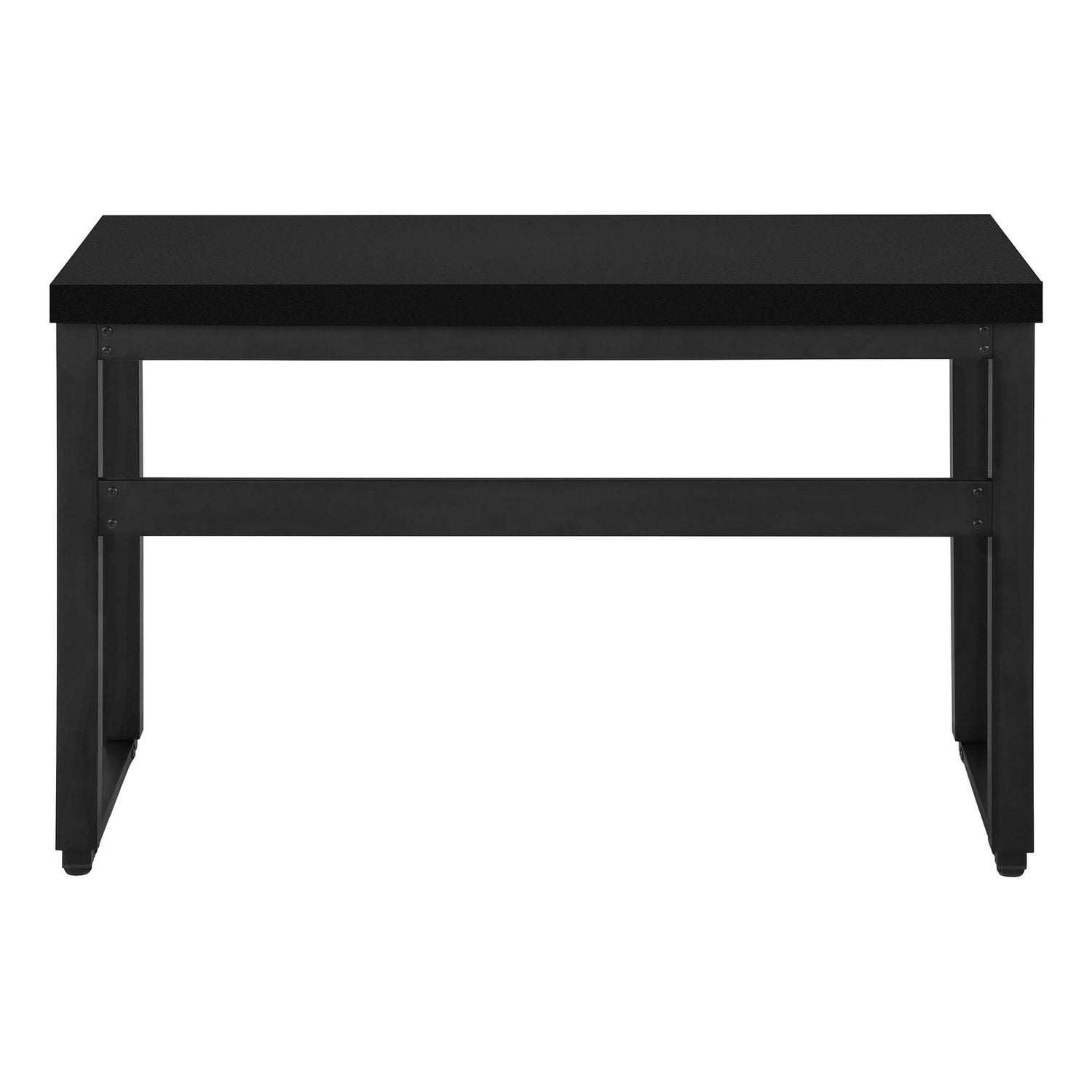 Monarch Specialties Bureau, Bureau À Domicile, Debout, Ajustable, 48"l, Travail, Ordinateur Portable, Métal, Stratifié, Noir, Contemporain, Moderne