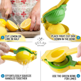 thumbnail image 5 of Presse-agrumes 2-en-1 Citron-Lime - Presse-Agrumes à Main Presse-Citron, 5 of 5