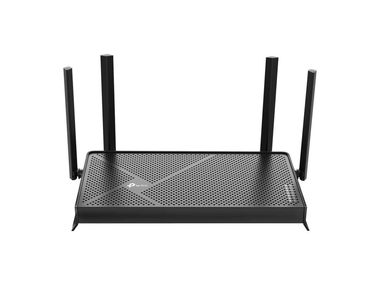 Refurbished TP-Link Archer BE230 Dual-Band Wi-Fi 7 Router, 3.6 Gbps, 2.0 GHz Quad-Core Processor, 22.5G + 31G Ports, USB 3.0, 4 Antennas, Black