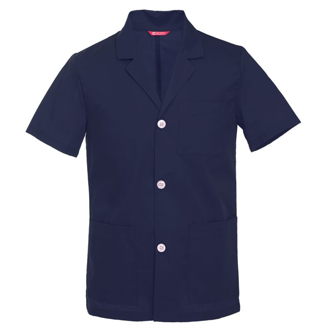 Men's 31 Inch Consultation Short Sleeve Lab Coat