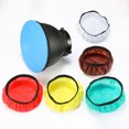 thumbnail image 4 of KAKOWELY Photography Reflector 6pcs Photography Reflector 18cm Camera Light Reflector Colored Studio Reflector7.09"X7.09"X0.04", 4 of 4
