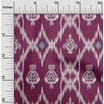 thumbnail image 1 of oneOone Viscose Jersey Fabric Geometric Ikat Print Sewing Fabric BTY 60 Inch Wide, 1 of 4