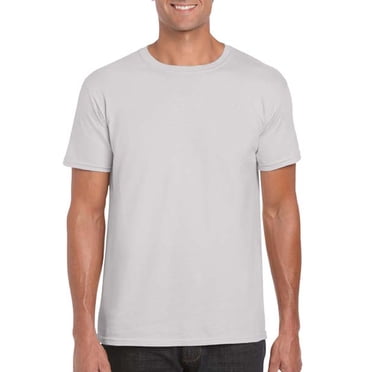 Gildan Mens Softstyle T-Shirt, L, Ice Grey