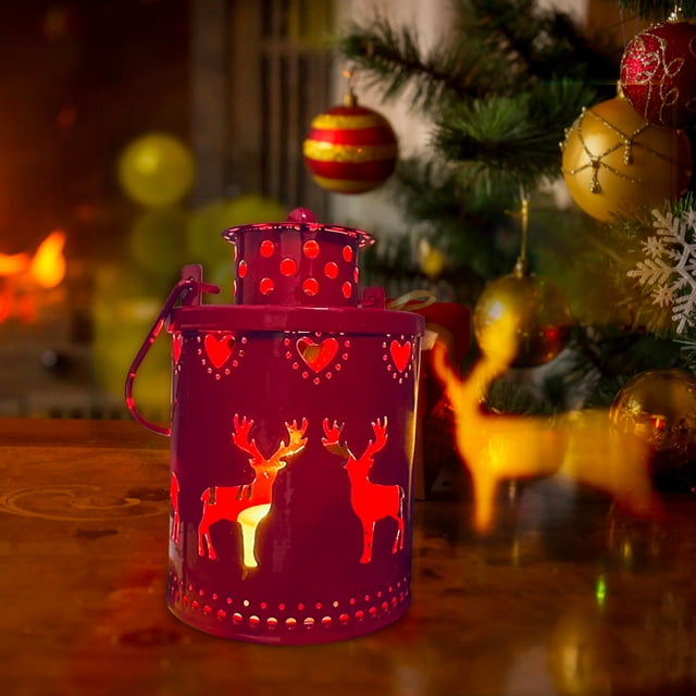 TopLLC Christmas Lanterns Candles LED Small Lanterns Christmas Decoration And Decoration Decorations Small lantern