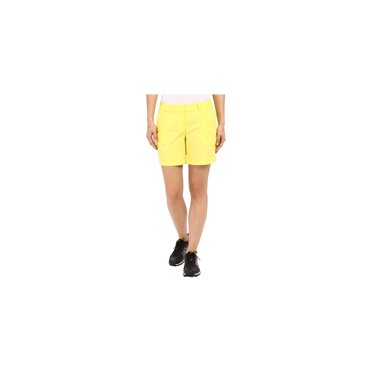 Nike Shorts de Marche Athlétiques Oxford de Golf pour Femmes, Jaune, 0