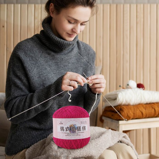 Clearance under $1 Tyidzon Fashion Crochet Thread Cotton Knitting Yarn Thread Balls Knitting Thread Yarn for Crocheting
