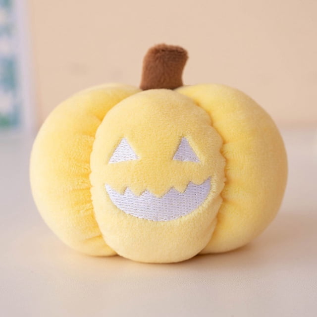 Nilvkv Halloween Gift Night Light Pumpkin Toy Funny Keychain Female Exquisite Backpack Pendant Car Key Pendant