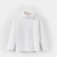 thumbnail image 2 of T-Shirt Col Roulé pour Enfants Automne et Hiver 2025 T-Shirts à Manches Longues pour Hommes et Femmes avec Hauts Chauds, 2 of 5