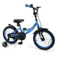 thumbnail image 1 of Costway 16 Inch Kids Bike with Training Wheels Dual Brakes Adjustable Seat Handlebar Height, 1 of 11