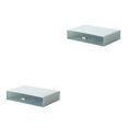 thumbnail image 2 of fastboy Neat And Tidy Storage Box - plify Life With Organized Storage Multilayer Stackable Desk Organizer blue 1 drawer 2Set, 2 of 6