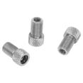 thumbnail image 4 of QualitChoice 5 Pack Valve Adapter Convenient to Carry Fool-style Operation Premium Material Presta Cap Tube Pump Tool Presta to for Schrader Silver 1Set, 4 of 6
