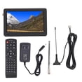 thumbnail image 2 of 6 Inch Digital TV, LED Pocket Digital Television 1500mAh Rechargeable Battery Color TFT Screen Multiple Formats Support with Remote Control for Camping, 2 of 7