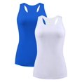thumbnail image 1 of Charmo Women's Camisole Stretch Cotton Racerback Tank Top Shelf Bra Undershirt Cami, 1 of 5