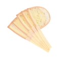 thumbnail image 1 of Langgg 5pcs Hair Net for Making Ponytail Weaving Net Wig Caps Hair Accessories cream color, 1 of 9