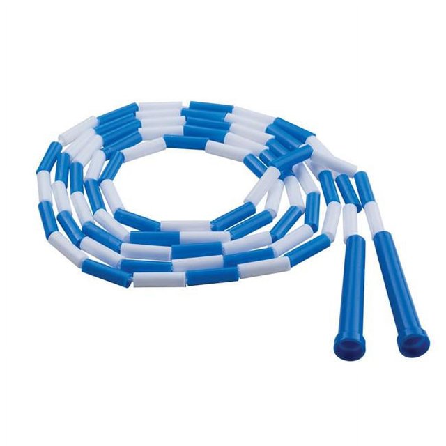 Champion Sports CHSPR9-6 9 ft. Plastic Jump Rope Segmented, Blue & White - 6 Each