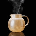 thumbnail image 1 of tredstone 1.3L Glass Teapot Heatproof Filter Creative Clear for Office Traveling Home with 2 Cups, 1 of 9