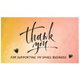 thumbnail image 1 of 50Pcs Thank You Cards Small Business, Mini A variety of styles Thank You for Supporting Cards Notes Shopping Holographic Thanks Greeting Cards for Retail Store Owner Goods Customer 2x3.5 Inch, 1 of 5