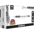 thumbnail image 1 of Zebra Stylo-Bille Rétractable Z-Grip, 0,7 mm, Encre Bleue, Lot de 12, 1 of 2
