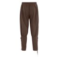 thumbnail image 3 of TIMIFIS Men's Ankle Banded Pants Medieval Pirate Costume Trousers Renaissance Gothic Pants-WineFall, 3 of 6