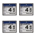 thumbnail image 1 of 4X Professional 4GB Compact Flash Memory Card(White&Blue),4 x Flash Card,White & Blue, 1 of 8