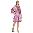 thumbnail image 2 of Bimba Robe Caftan Imprimée Maxi Robe Robe pour Femmes Tenue de Plage Courte Couvre-Maillot, 2 of 7