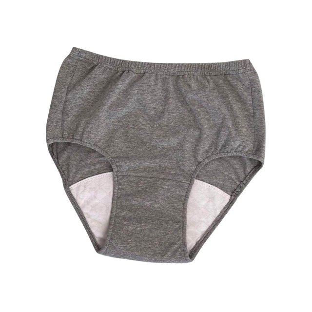 Soft Men Incontinence Underwear Urine for Sleeping Long Time Adult Overnight Driving Adult Light Grey 3L