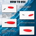 thumbnail image 2 of 10 Pcs Peg Floats Catfish Fishing Bobbers Foam Rig Float Crappie Trout, 2 of 7