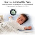 thumbnail image 3 of Mini Hygromètre Thermomètre Rond Jauge d'Humidité Numérique, Moniteur LCD Numérique Intérieur pour Humidificateurs Serre Maison D7K7, 3 of 9